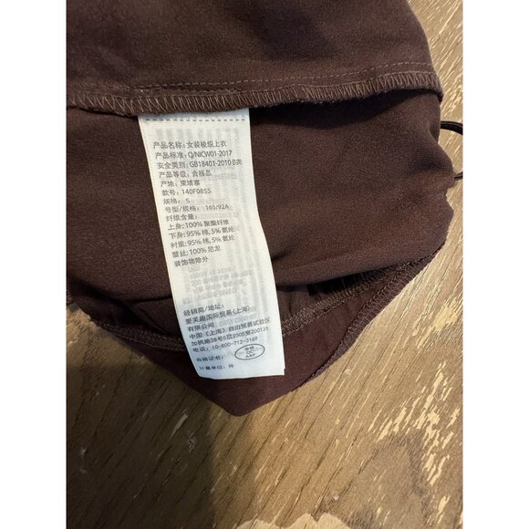 Abercrombie & Fitch Brown Satin Lace Cami Bodysuit NEW SMALL - Picture 9 of 10